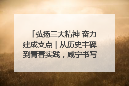 弘扬三大精神 奋力建成支点｜从历史丰碑到青春实践，咸宁书写精神传承新篇章